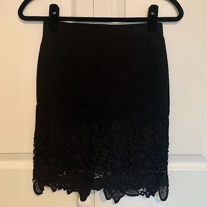 Black Bodycon Pencil Skirt